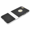 Iphone 6/6s Plus - Rundt Hul Tpu Cover Med Stativ - Sort