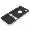 Iphone 6/6s Plus - Rundt Hul Tpu Cover Med Stativ - Sort