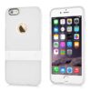 Iphone 6/6s Plus - Rundt Hul Tpu Cover Med Stativ - Hvid