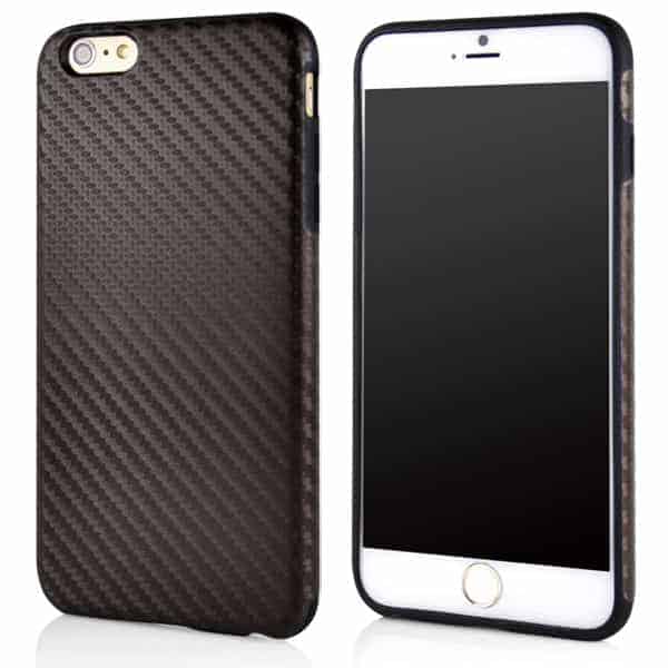 Iphone 6/6s  Plus - Retro Tpu Back Etui I Petate Mønster - Bronze