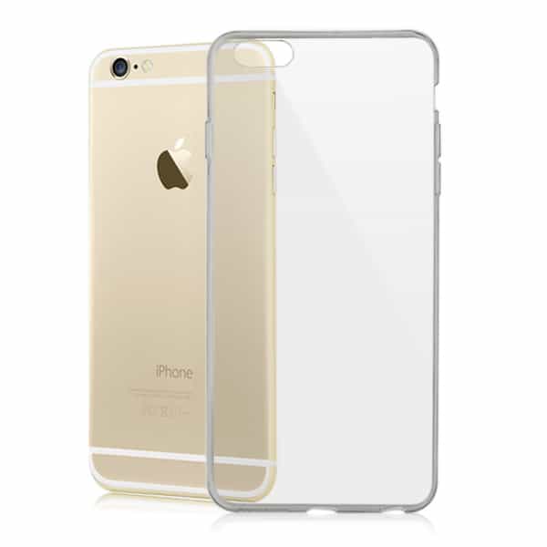 Iphone 6/6s  Plus - Ultra Tynd Transparent Tpu Cover - Sort