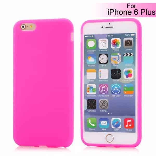 Iphone 6/6s  Plus - Blød Silikone Cover - Magenta