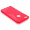 Iphone 6/6s  Plus - S-line Tpu Gummi Cover - Transparent Magenta