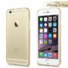 Iphone 6 Plus - Spinkel Aluminium Metal Bumper Etui - Guld