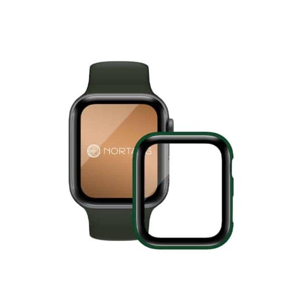 Apple Watch Skærmbeskyttelse Full Protection Armygrøn 44mm