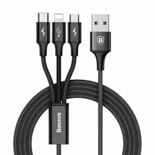 Baseus 3-i-1 Usb Kabel