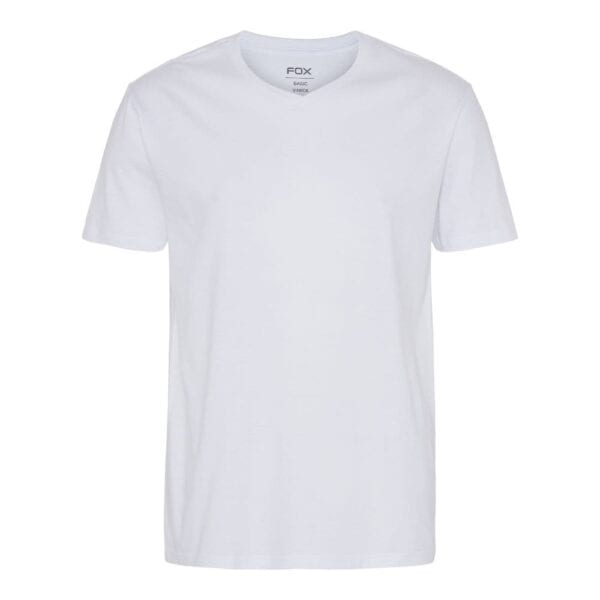 Basic T-shirt V-neck Hvid