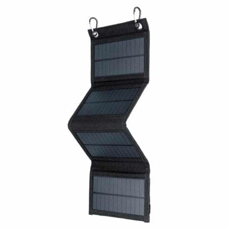 Foldbart Solpanel 20w - Sort