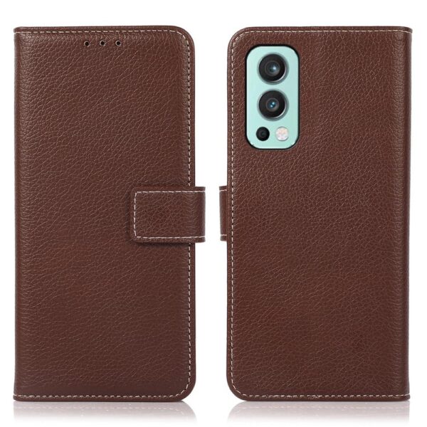 Oneplus Nord 2 Flipcover Brun