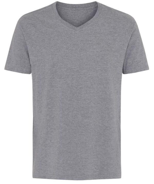 Basic T-shirt V-neck Grå