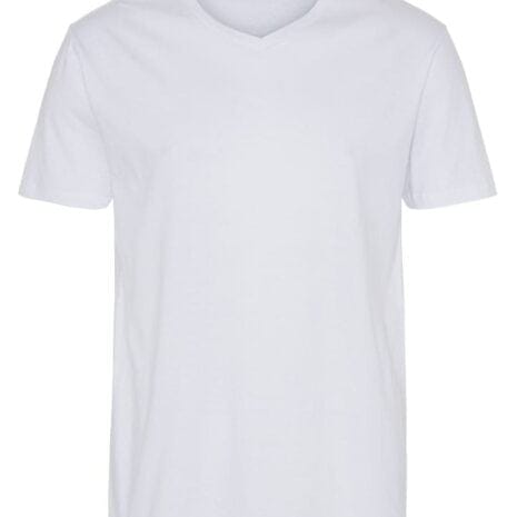 Basic T-shirt V-neck Hvid