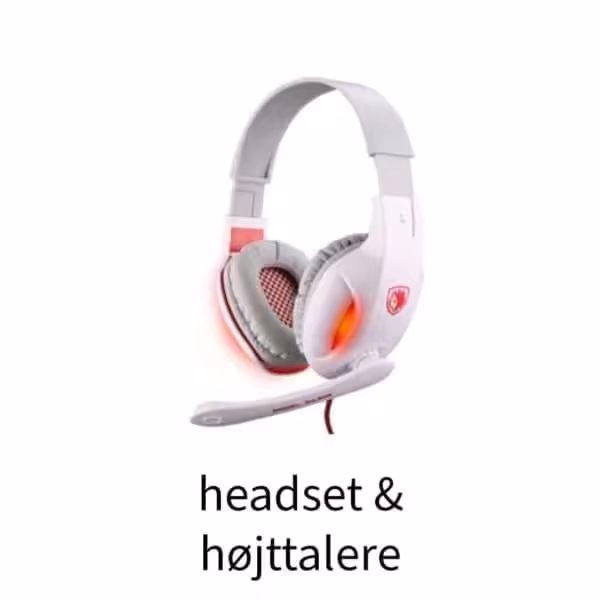 Headset & Højtaler