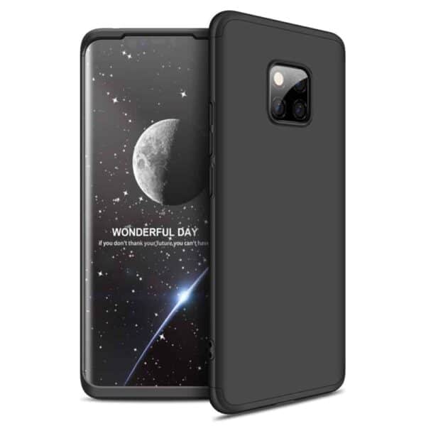 Huawei Mate 20 Pro 360 Beskyttelsescover Sort