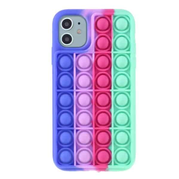 Iphone 11 Popit Cover Regnbue