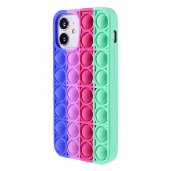 Iphone 12 Mini Popit Cover Regnbue