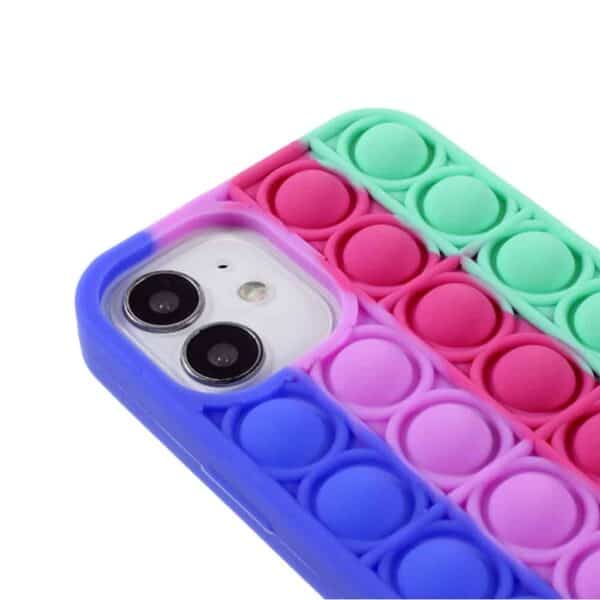 Iphone 12 Mini Popit Cover Regnbue