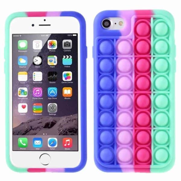 Iphone 7 Popit Cover Regnbue