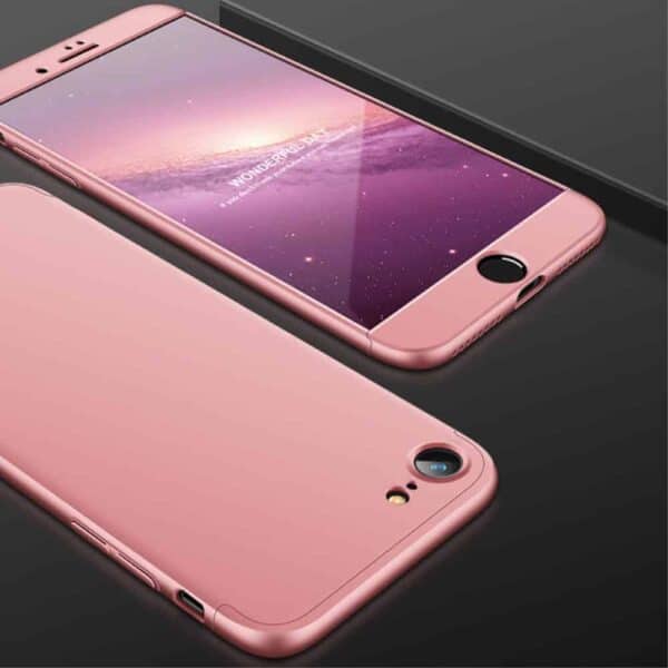 Iphone 8 360 Beskyttelsescover Rosa