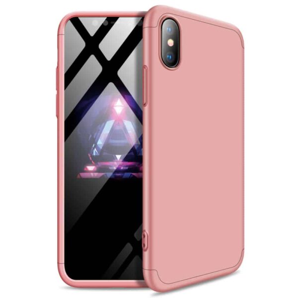 Iphone Xr 360 Beskyttelsescover Rosa