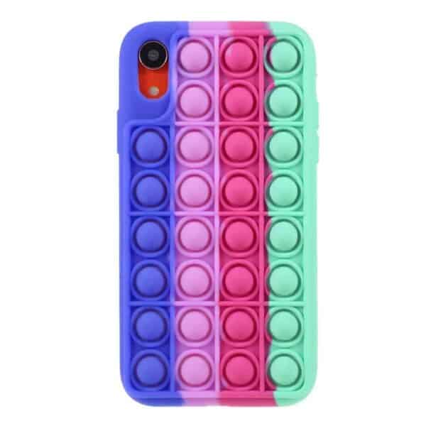 Iphone Xr Popit Cover Regnbue