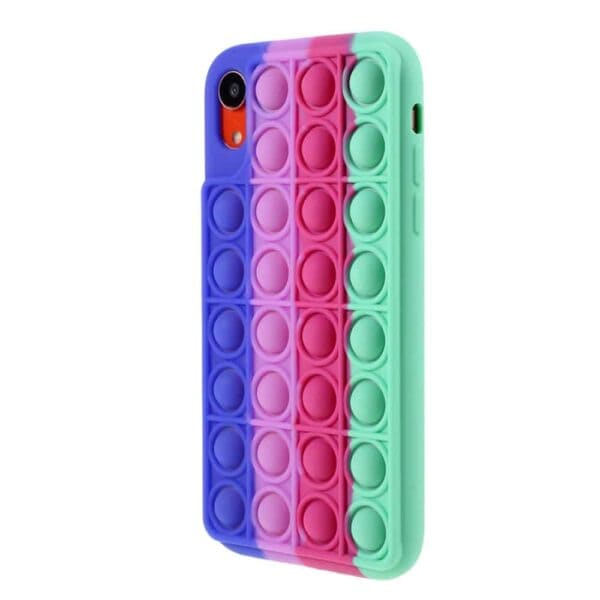 Iphone Xr Popit Cover Regnbue