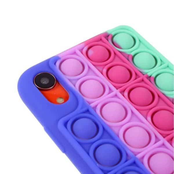 Iphone Xr Popit Cover Regnbue