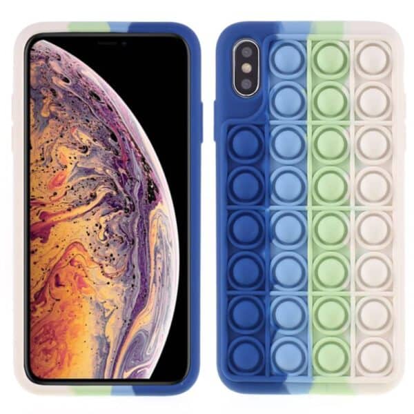 Iphone Xs Popit Cover Blå