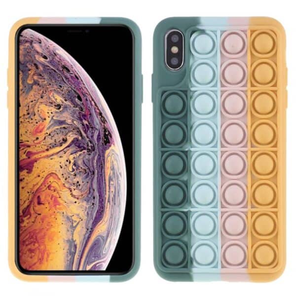 Iphone Xs Popit Cover Brun