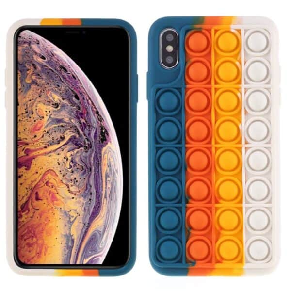 Iphone Xs Popit Cover Mørk