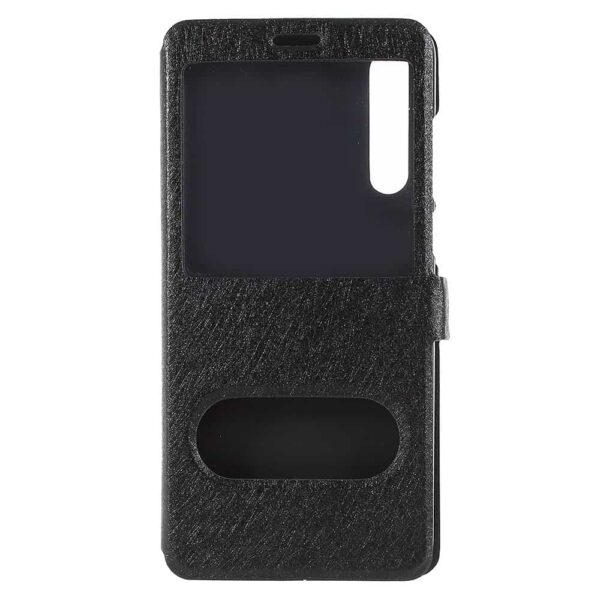 Huawei P20 Pro Flip Cover Med Vindue - Sort