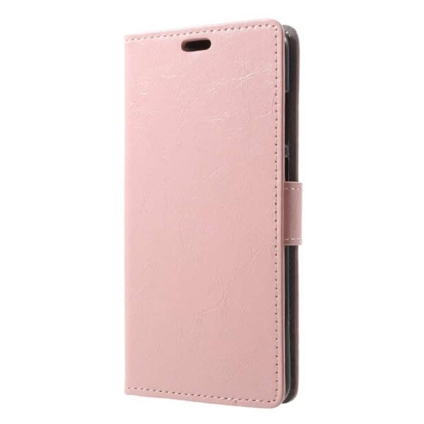 Huawei P20 Pro Flip Cover Med StÅfunktion Og Kortholder - Rosa