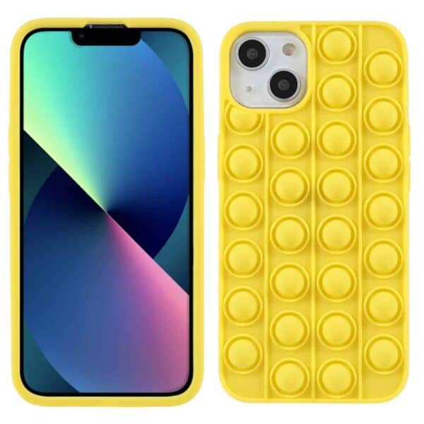 Iphone 13 Popit Cover Komplet Gul