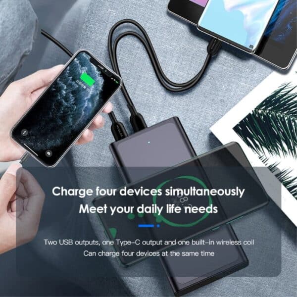 Kuulaa Kl-yd15 Qi Powerbank 10000mah