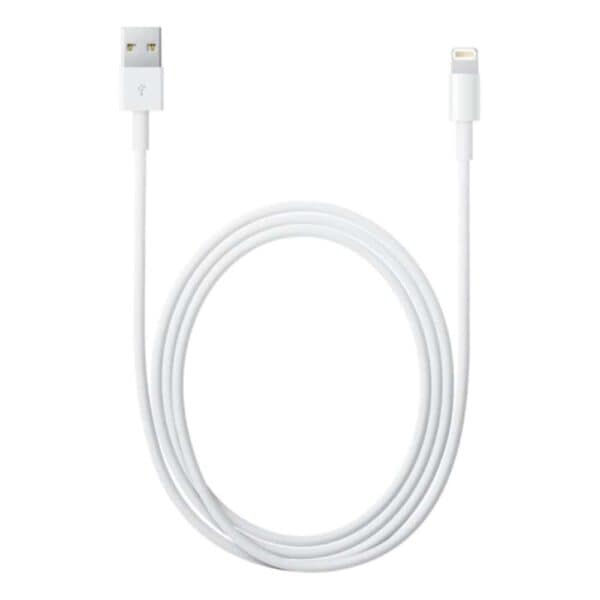 a white cable with a plug