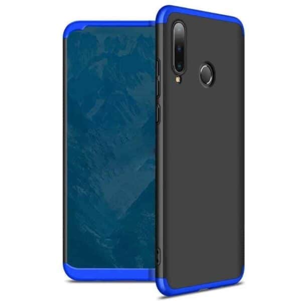 Huawei P30 Lite 360 Beskyttelsescover Sort/blå