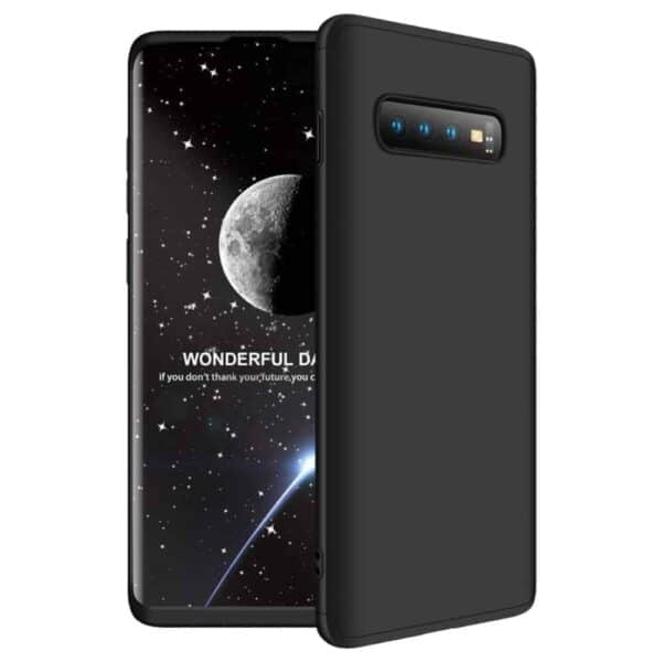 Samsung Galaxy S10 Plus 360 Beskyttelsescover Sort