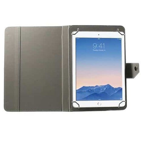 Ipad / Galaxy Note 10.1 - Universal Læder Flip Etui - Sød Ugle