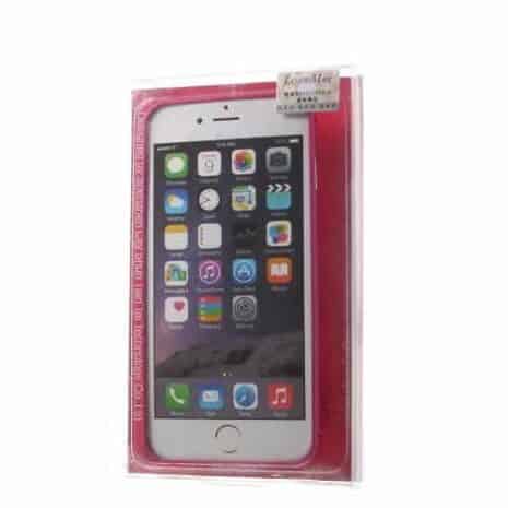 Iphone 6s - Love Mei Metal Ramme Cover - Rosa
