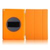 Ipad Pro 12.9 (a1584, A1652) - Smart Pu Læder Cover + Roterbar Pc Hard Etui - Orange