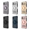 Iphone X - Plastik Og Gummi Cover Med Sportsarmbånd - Stødabsorberende Funktion - Rosaguld