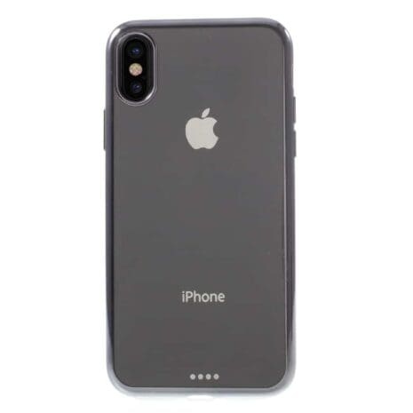 Iphone X - Blødt Gummi Cover - Grå