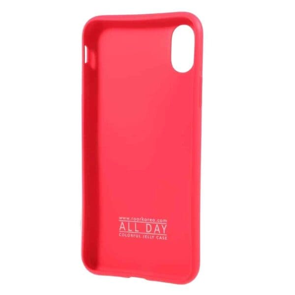 Iphone X - Blødt Gummi Cover Roar Korea - Rød