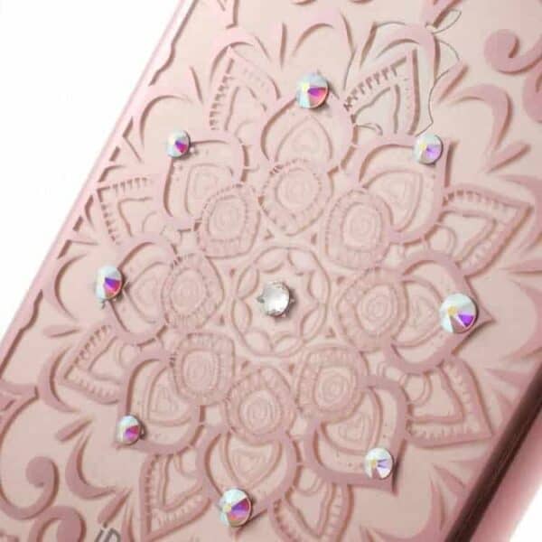 Iphone 6/6s Plus - Kavaro Swarovski Rosaguld Belagt Pc Hard Etui - Mandala Mønster