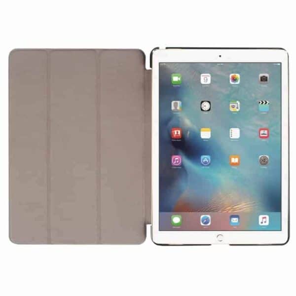 Ipad Pro 9.7 (a1673, A1674, A1675) - Tri-fold Stand Pu Læder Cover - Hvid