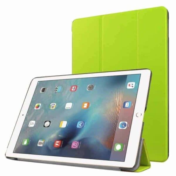 Ipad Pro 9.7 (a1673, A1674, A1675) - Tri-fold Stand Pu Læder Cover - Grøn