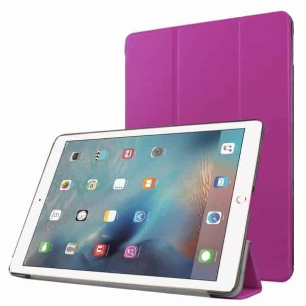 Ipad Pro 9.7 (a1673, A1674, A1675) - Tri-fold Stand Pu Læder Cover - Lilla