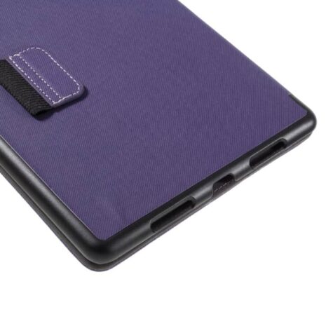 Ipad Pro 9.7 (a1673, A1674, A1675) - Cloth Skin Folio Stand Pu Læder Etui - Lilla