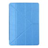 Ipad Pro 9.7 (a1673, A1674, A1675) – Origami Stand Smart Pu Læder Etui Med Silke Tekstur – Mørkeblå