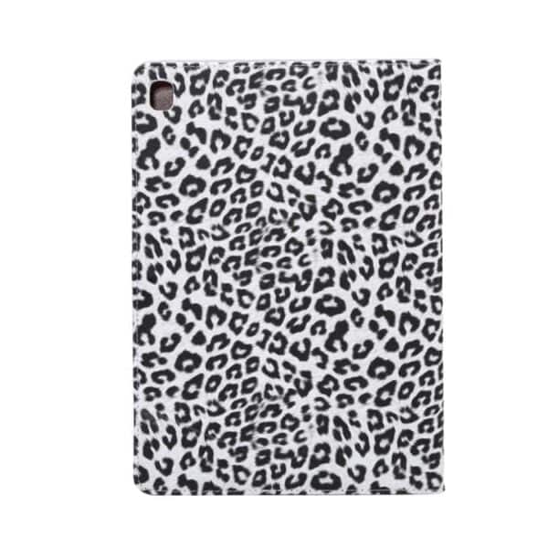 Ipad Pro 9.7 (a1673, A1674, A1675) - Leopard Skin Smart Pu Læder Etui Pung Cover - Hvid