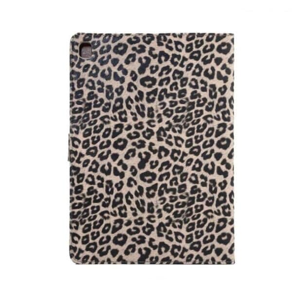 Ipad Pro 9.7 (a1673, A1674, A1675) - Leopard Skin Smart Pu Læder Etui Pung Cover - Grå